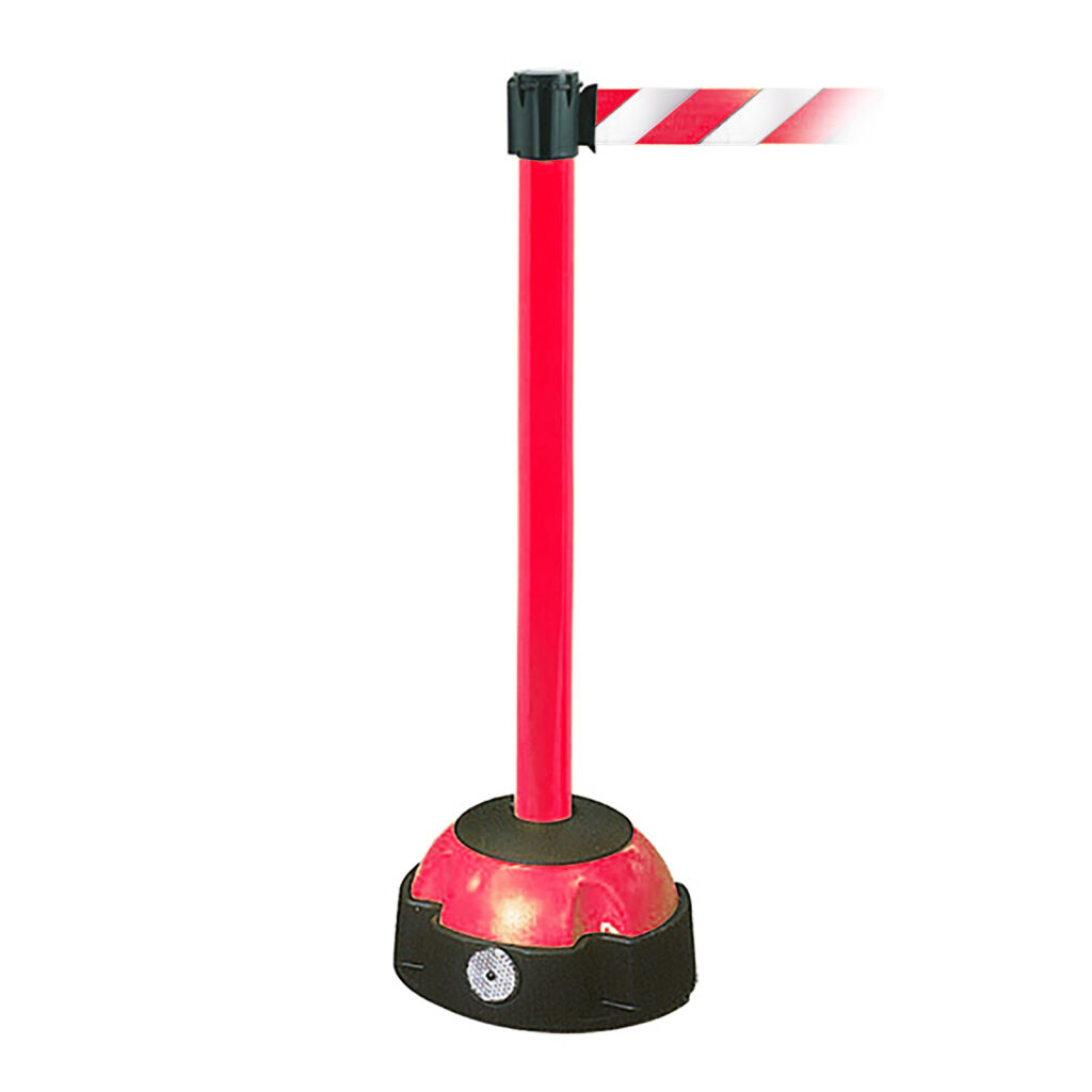 Poteaux de délimitation poteau d'amarrage Présentoir avec ceinture de 4 mètres