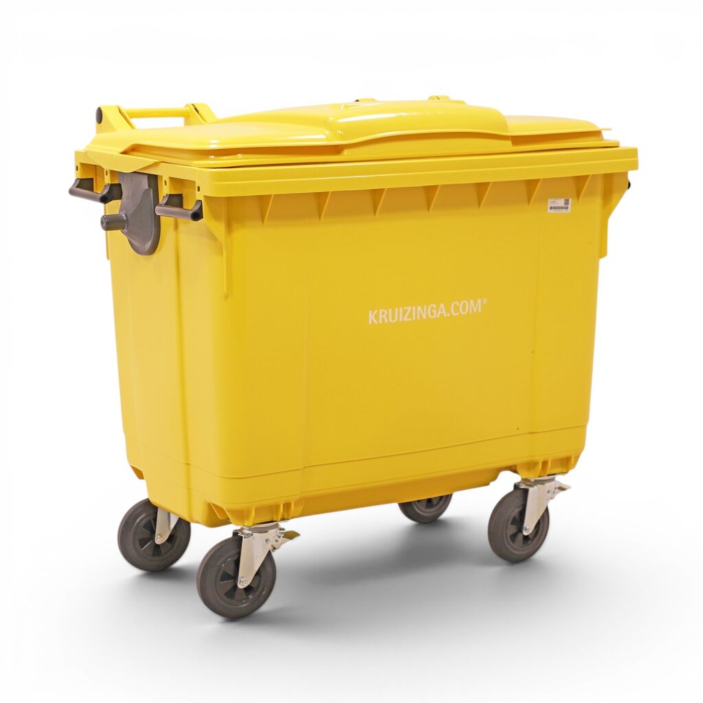 Glass container Special Waste Container 660 liters, suitable for DIN-intake