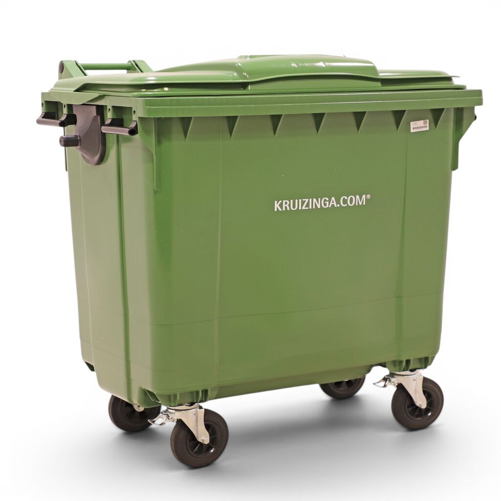 Poubelle composte Conteneur pour substances nocives 770 litres, convient pour prise DIN