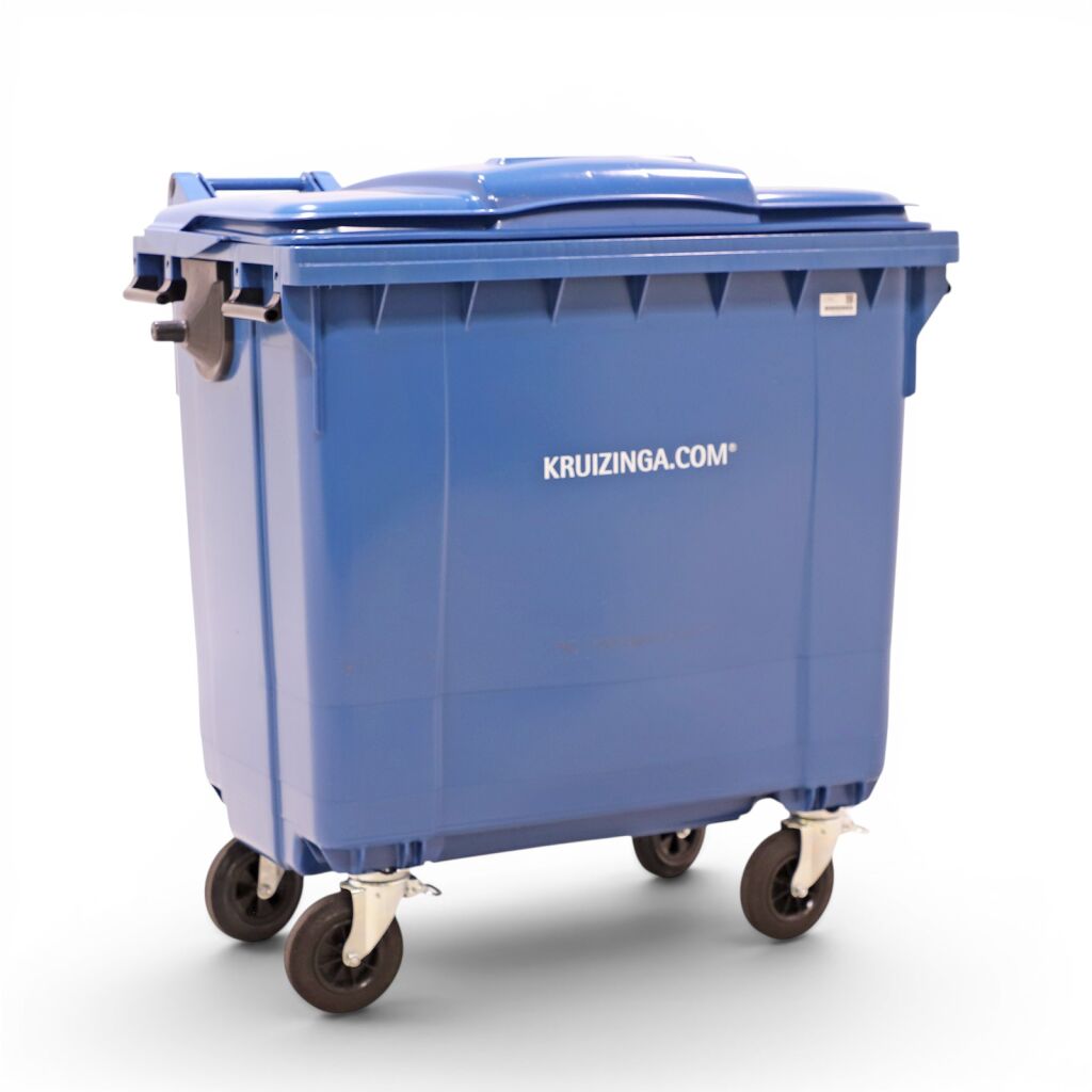 Poubelle papier Conteneur pour substances nocives 770 litres, convient pour prise DIN