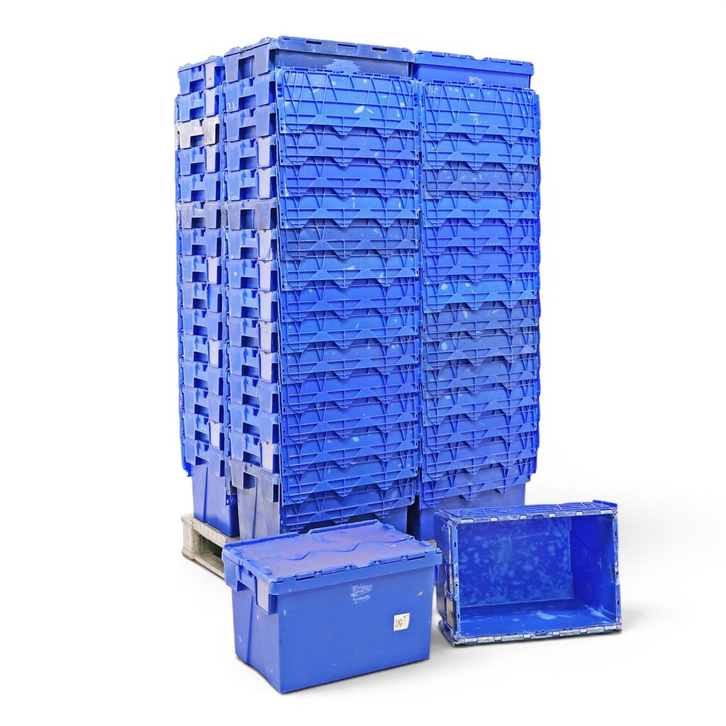 Boite de rangement occasion bac de distribution muni d'un couvercle en 2 parties Occasion