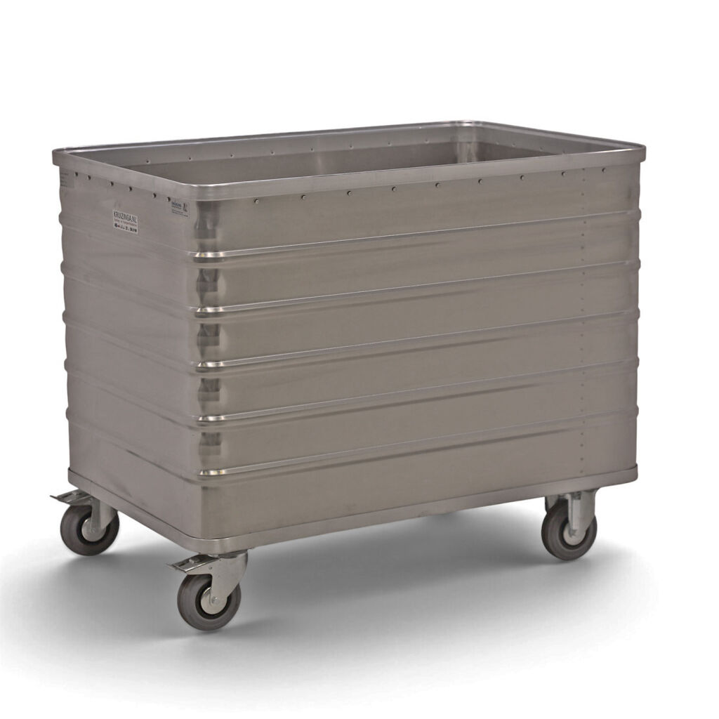 Chariot de transport aluminium avec 4 parois profilé Occasion