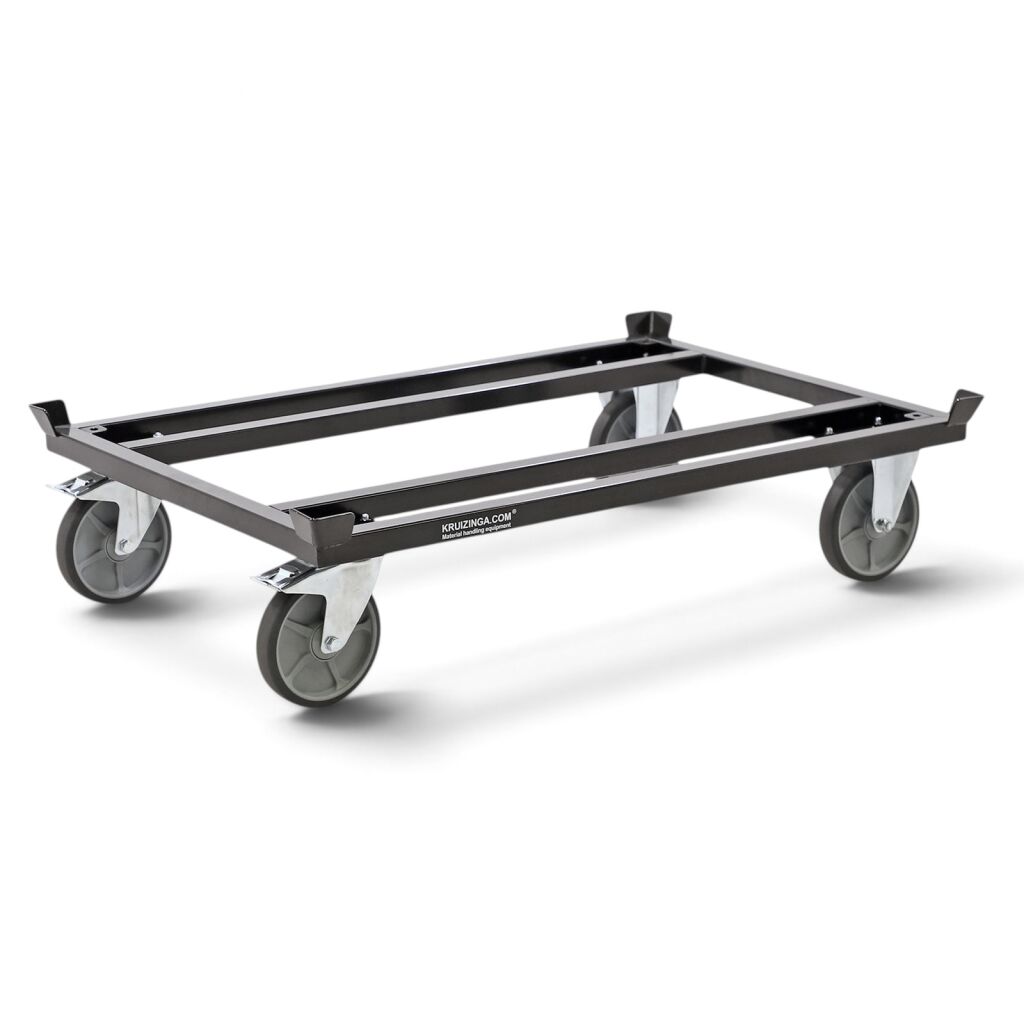 Plateau roulant chariot châssis pour palettes convenable pour format palette 1200x800 mm