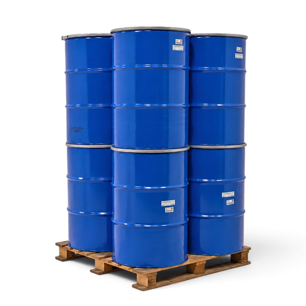 Used Barrels steel drum UN-approved wide neck vessel refurbished