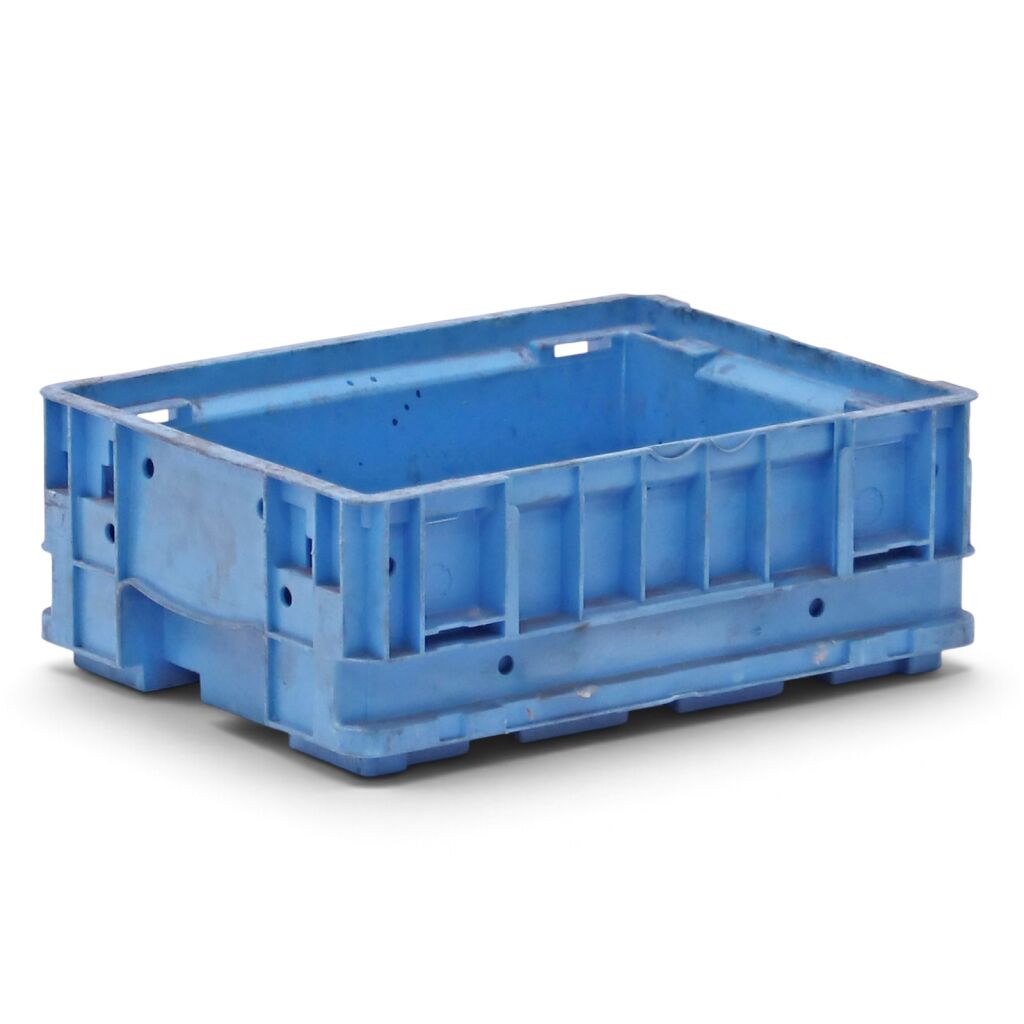 Boite de rangement occasion bacs gerbable Euronorm tous les parois fermées Occasion