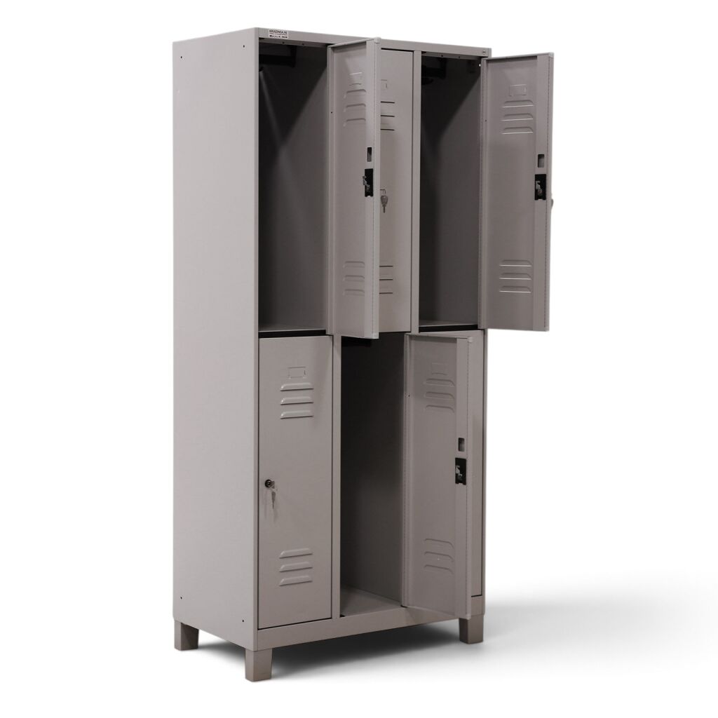 Used Locker cabinet 6 doors (cylinder lock)