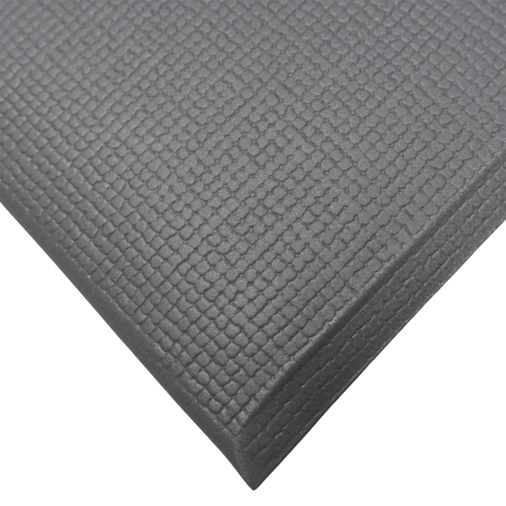 Anti-fatigue mats with gray grid structure