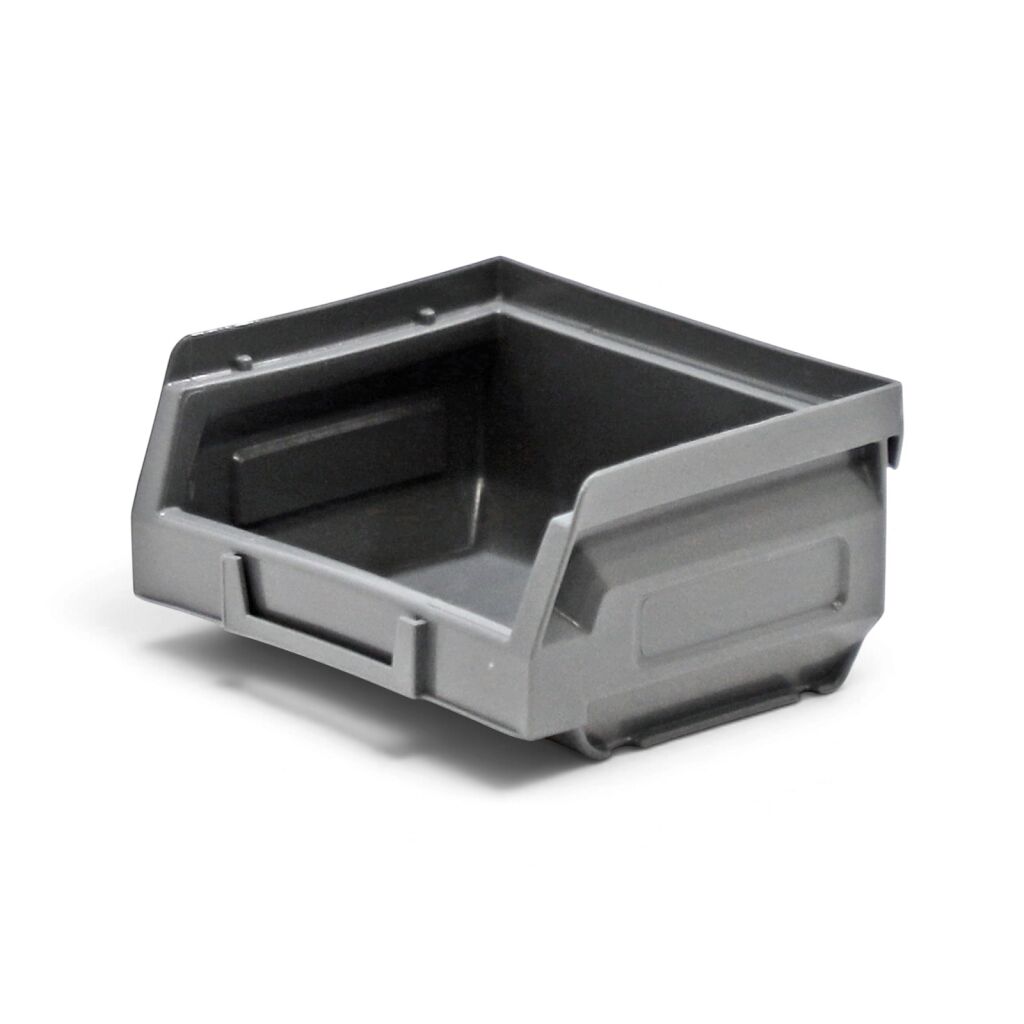 Kunststoff-Lagerbehälter 0.4 Liter – recyceltes HDPE – stapelbar