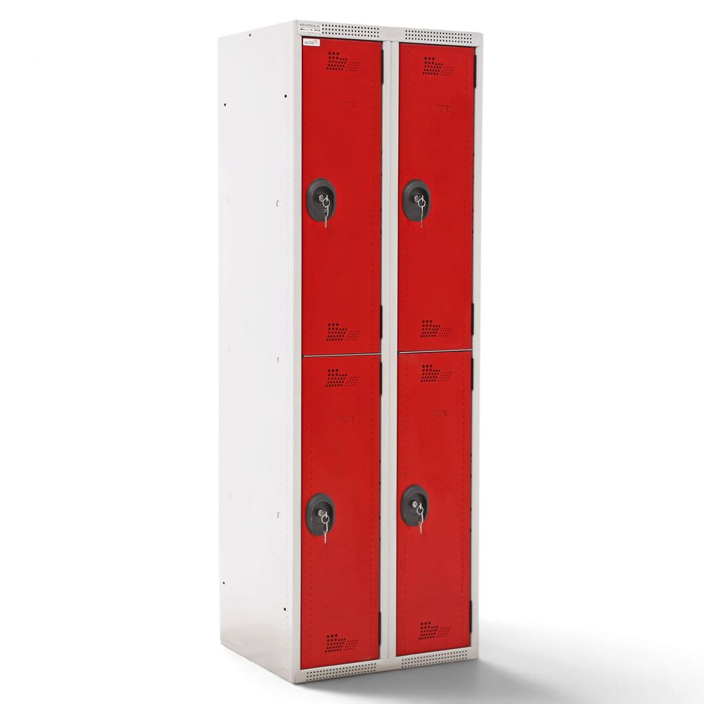 Used Locker cabinet 4 doors (cylinder lock)
