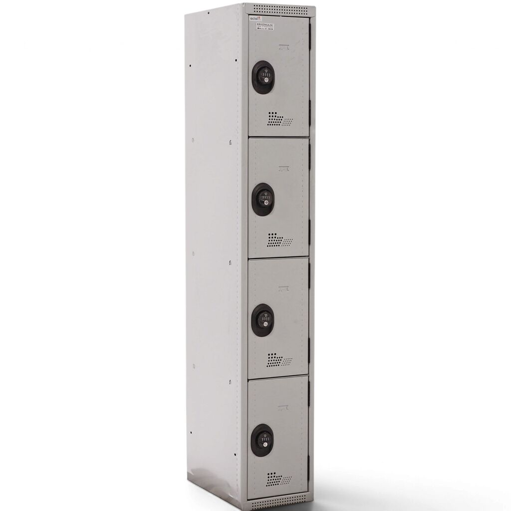 Magazijnkasten gebruikt lockerkast 4 deuren (cilindersluiting)