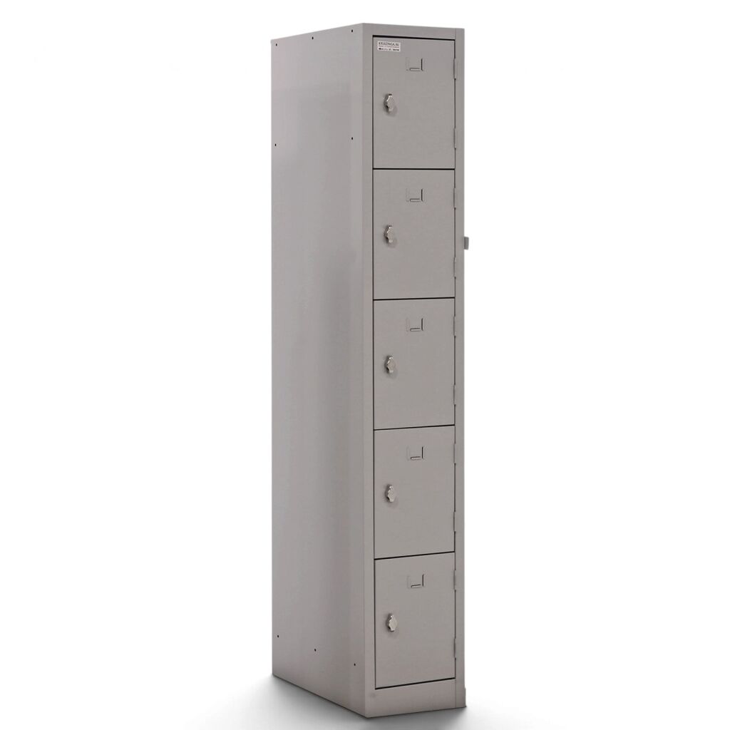 Used Locker cabinet 5 doors (cylinder lock)