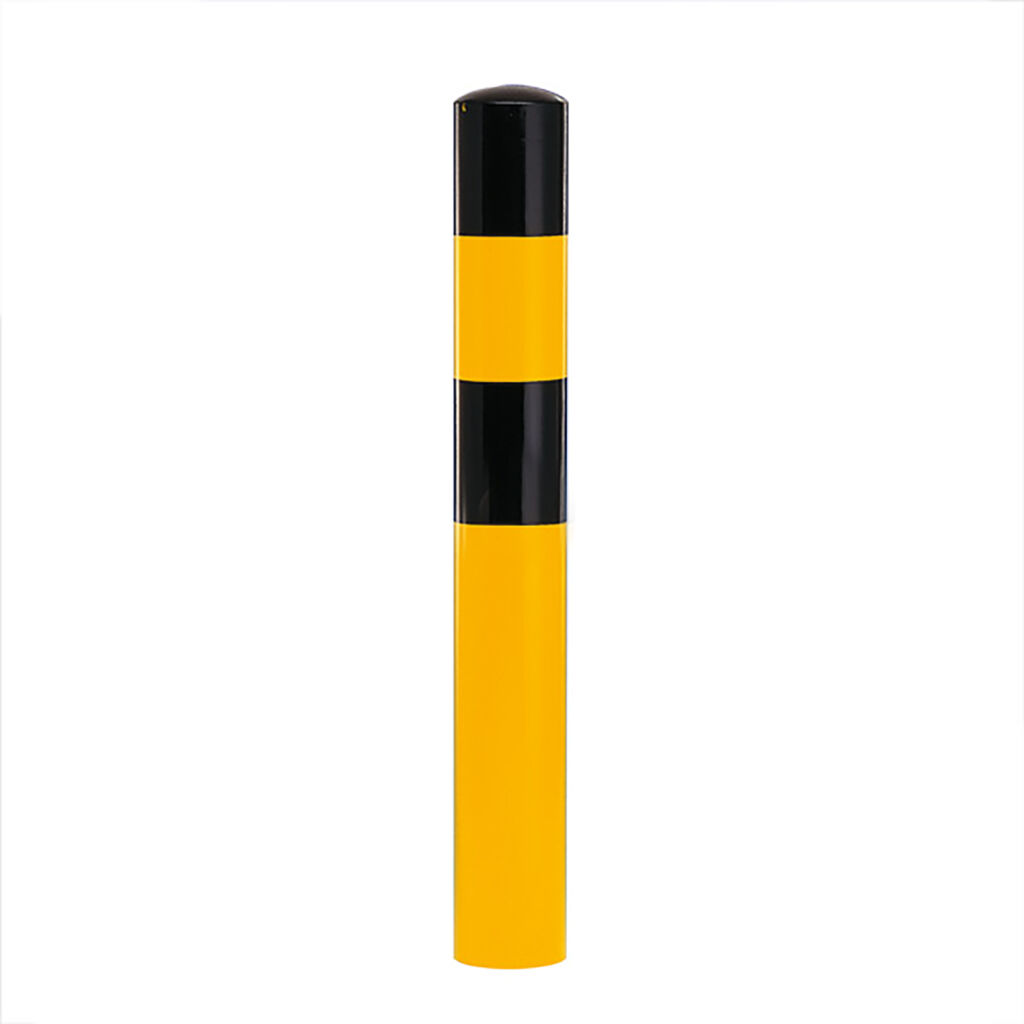 Poteaux de protection poteau de protection poteaux de protection, galvanisés - 160 mm large (noir/jaune)