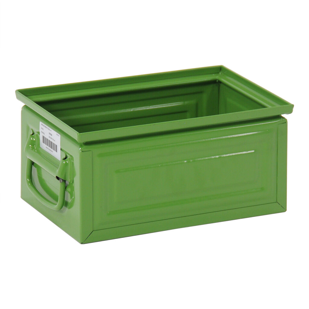 Storage bin steel all walls closed
