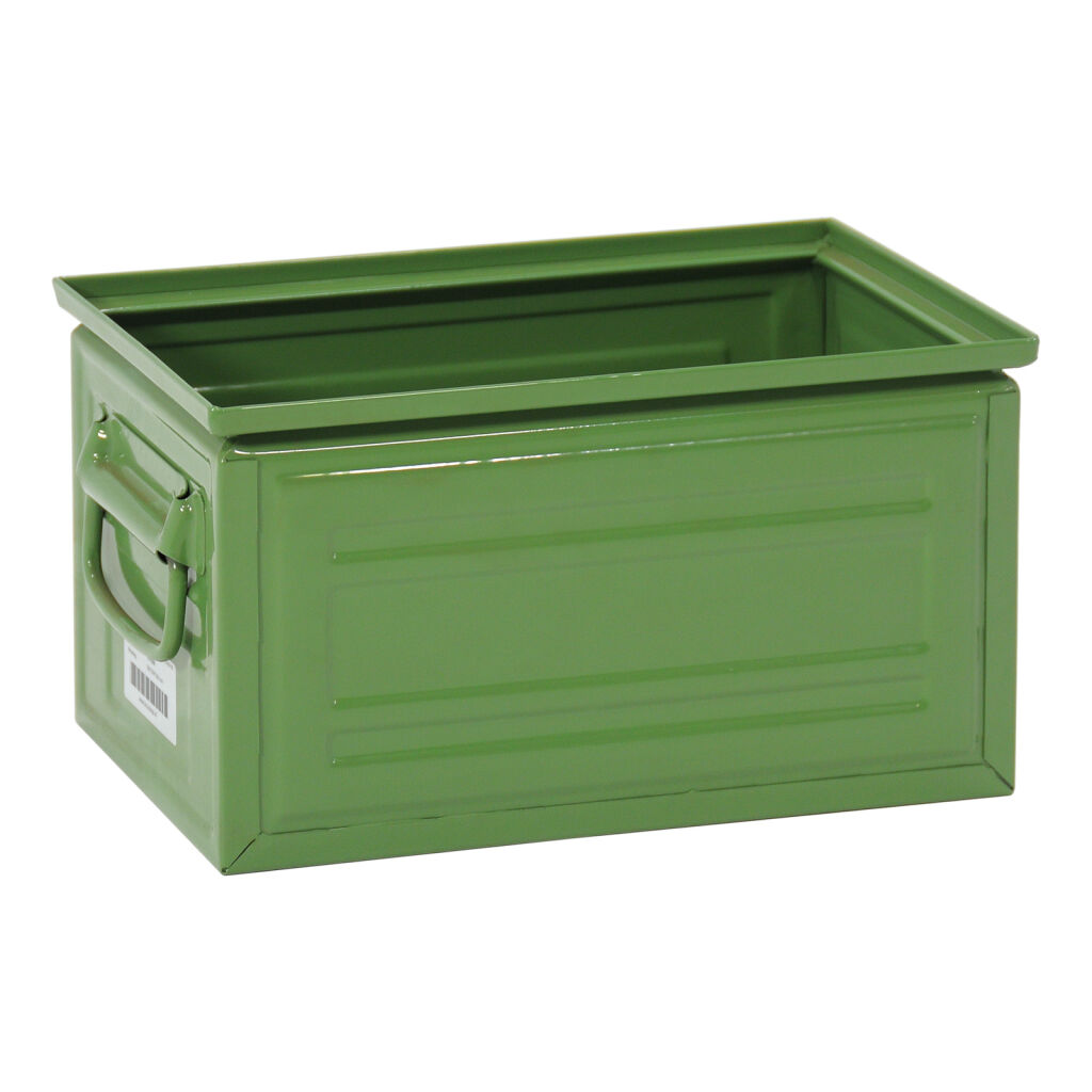 Storage bin steel all walls closed