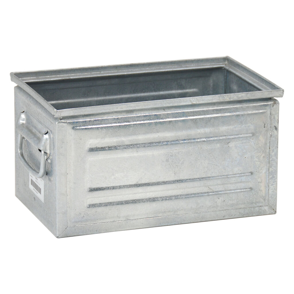 Storage bin steel all walls closed