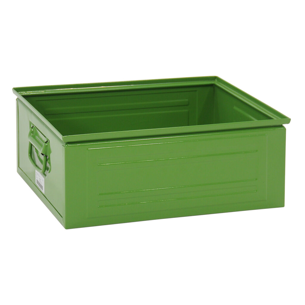 Storage bin steel all walls closed