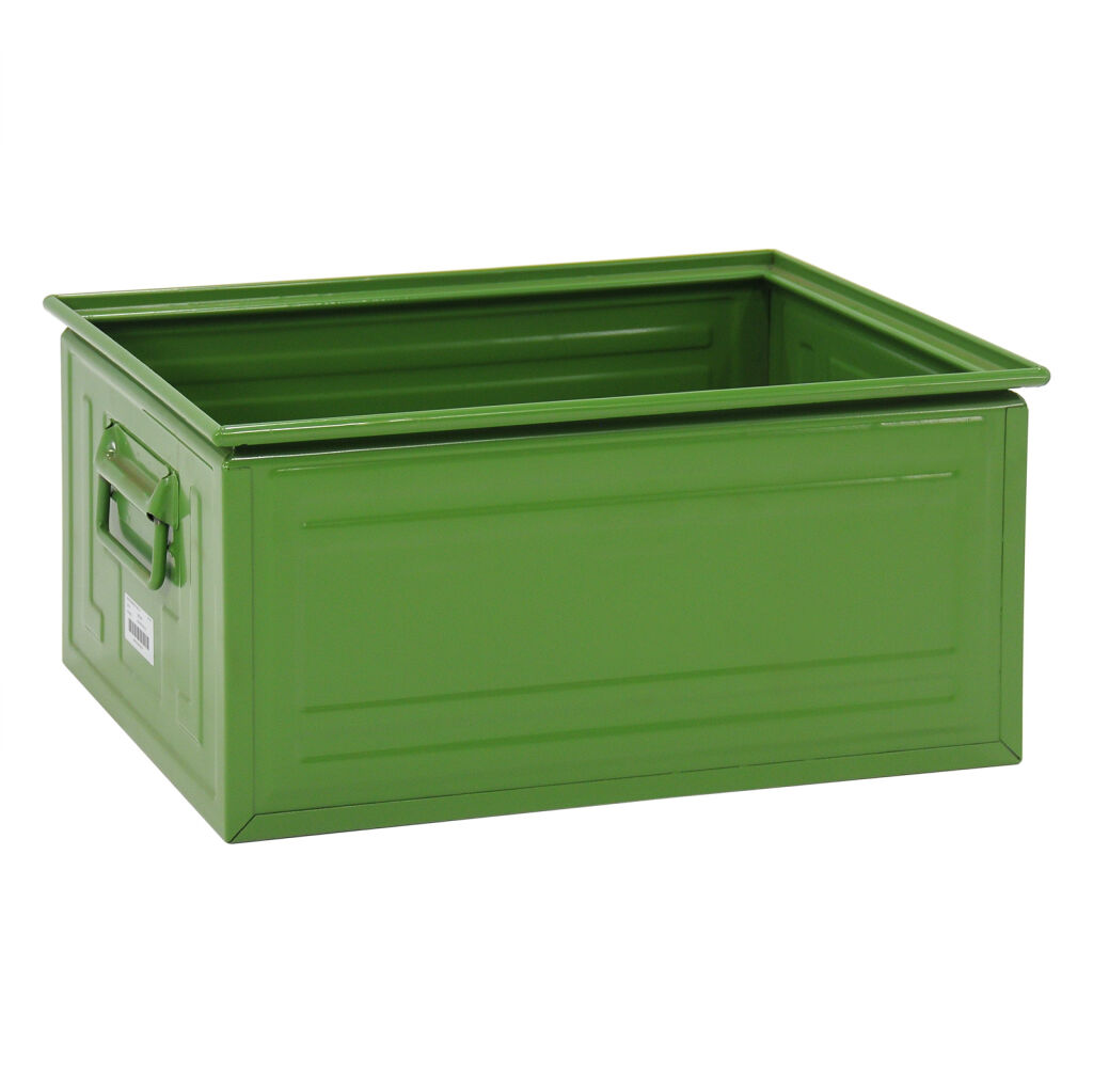 Storage bin steel all walls closed