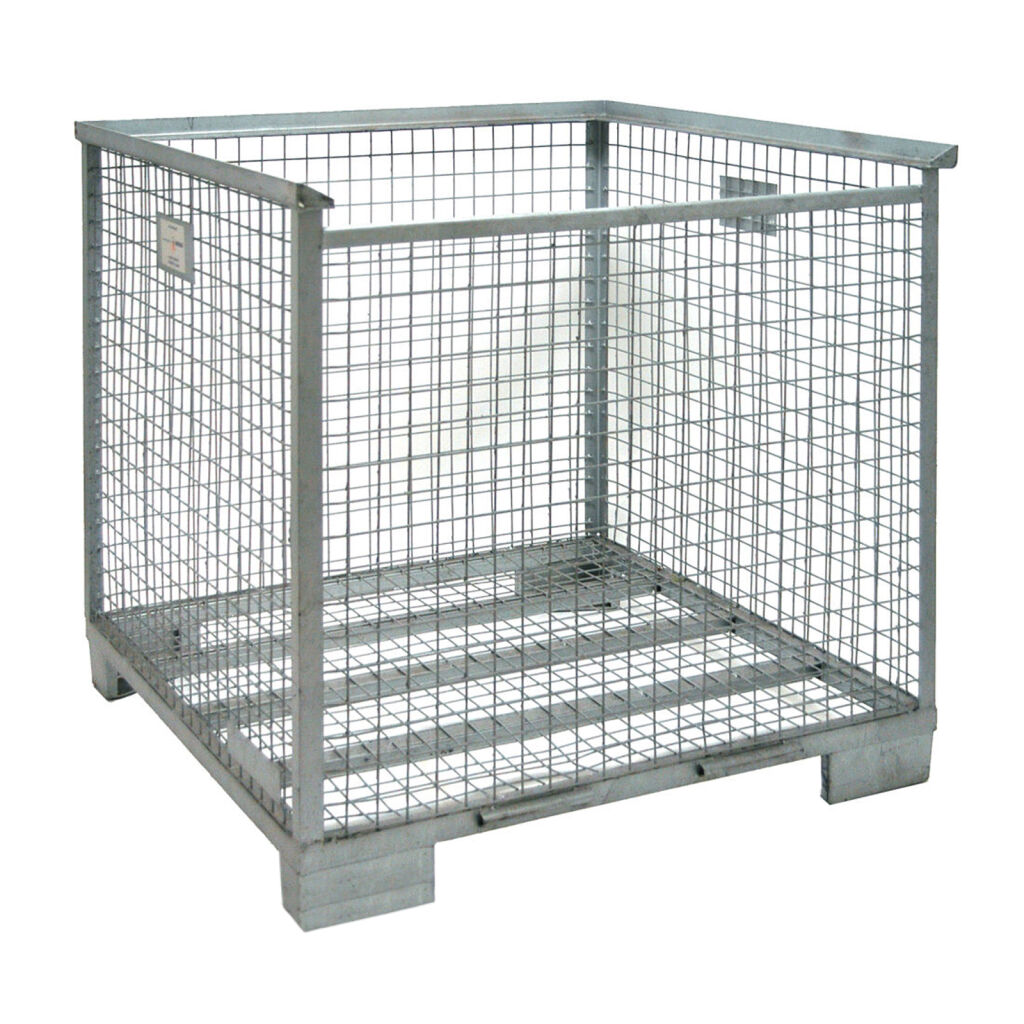 Gaascontainer vaste constructie gitterbox vaste constructie vaste wanden