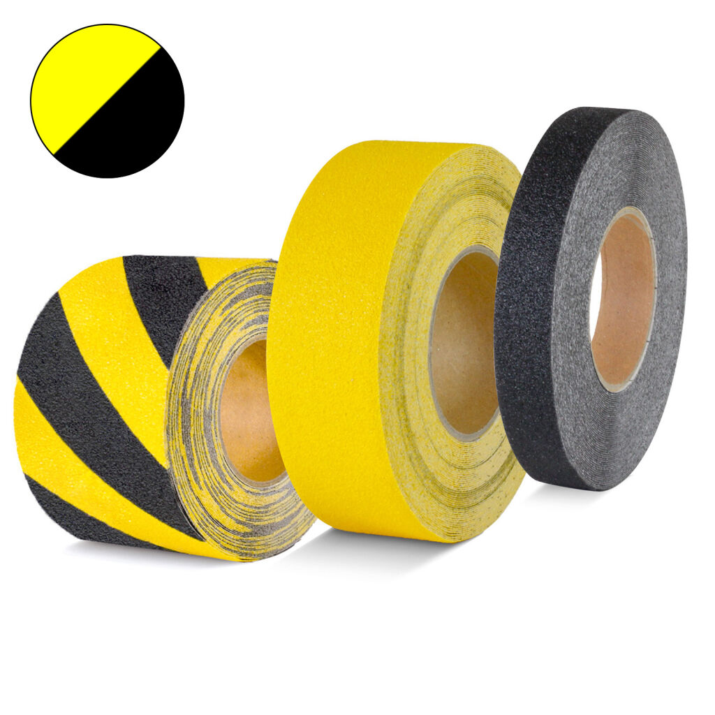 Bodenmarkierung und Markierungsbänder band Selbstklebend/Verformbar, Antirutsch - 100 mm