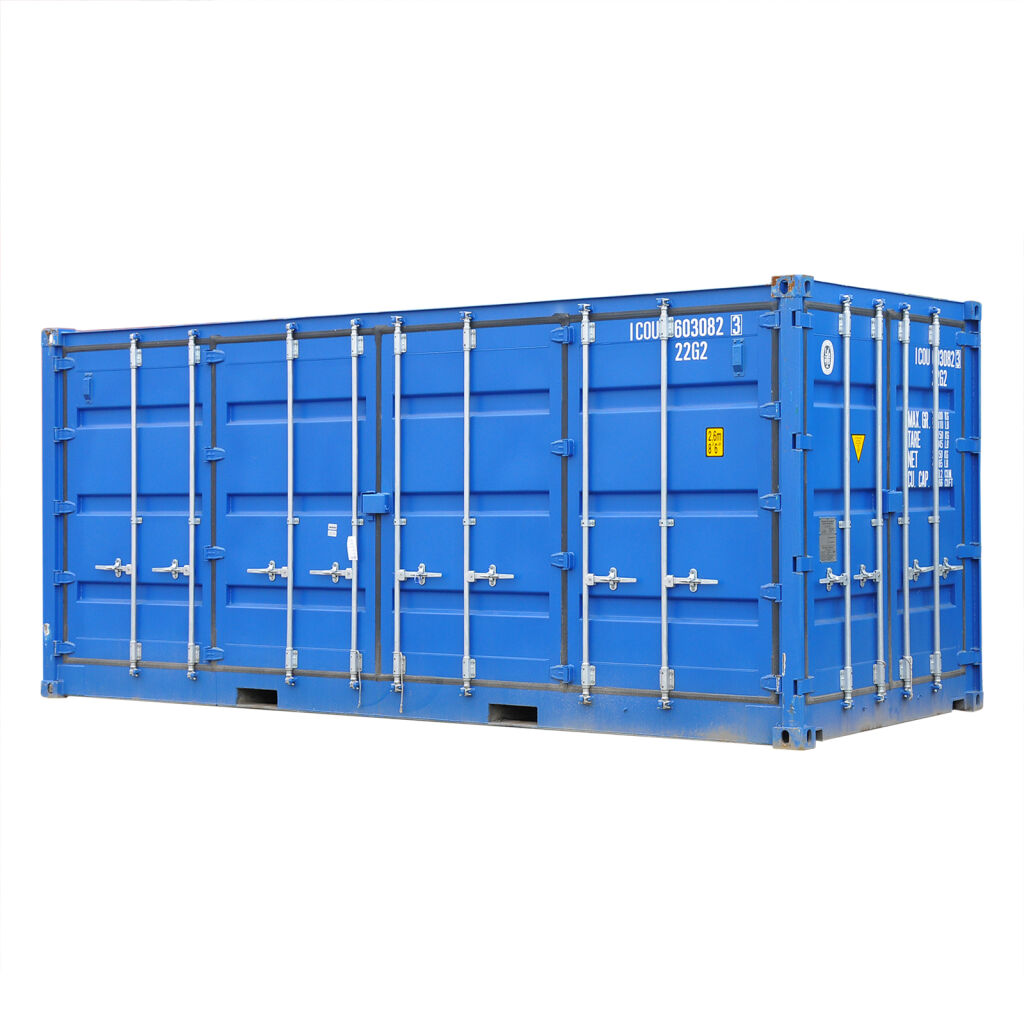 Container de stockage full acces 20 ft. portes doubles Sur mesure