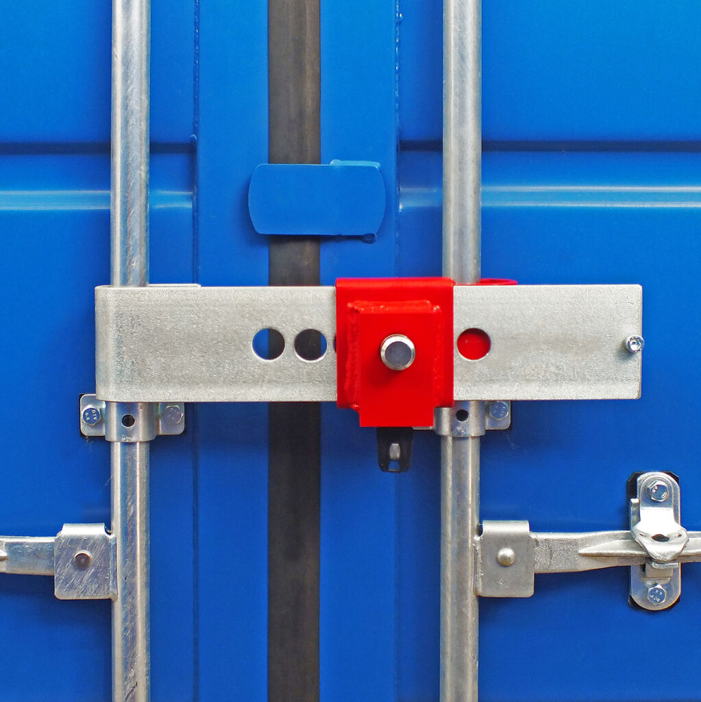 Safe accessories container lock SCM approved.  L: 470, W: 120, H: 140 (mm). Article code: 58-DL-080-120GB