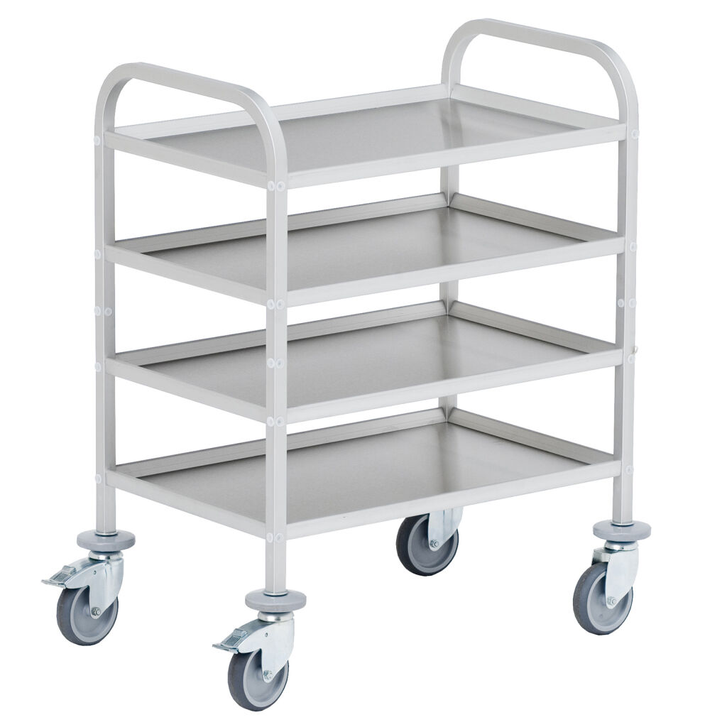 Chariot plateau Desserte mobile 4x étagères