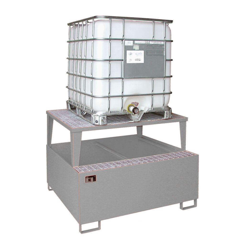 Auffangwanne Stahl Auffangbehälter für IBC für 1x 1000 l IBC