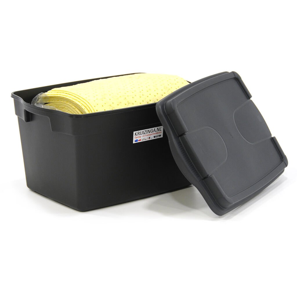 Absorbant produit chimique kits d’intervention 50L adapté pour Produits chimiques