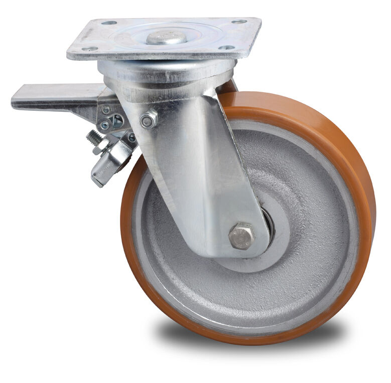Roulettes pivotantes roue pivotante avec frein Ø 200 mm