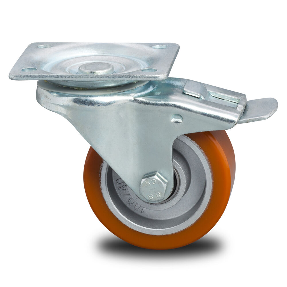 Castor wheels castor wheel with brake Ø 125 mm