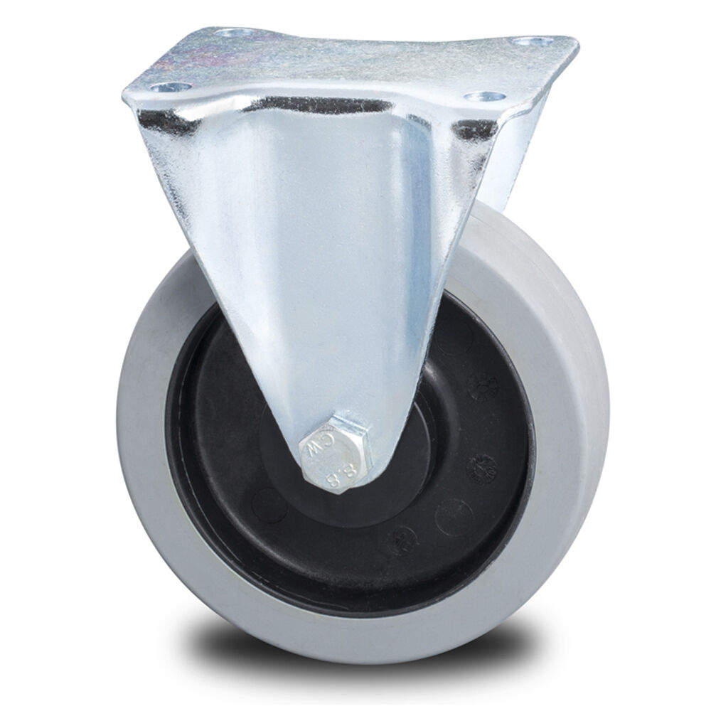 Fixed castors rigit wheel Ø 100 mm