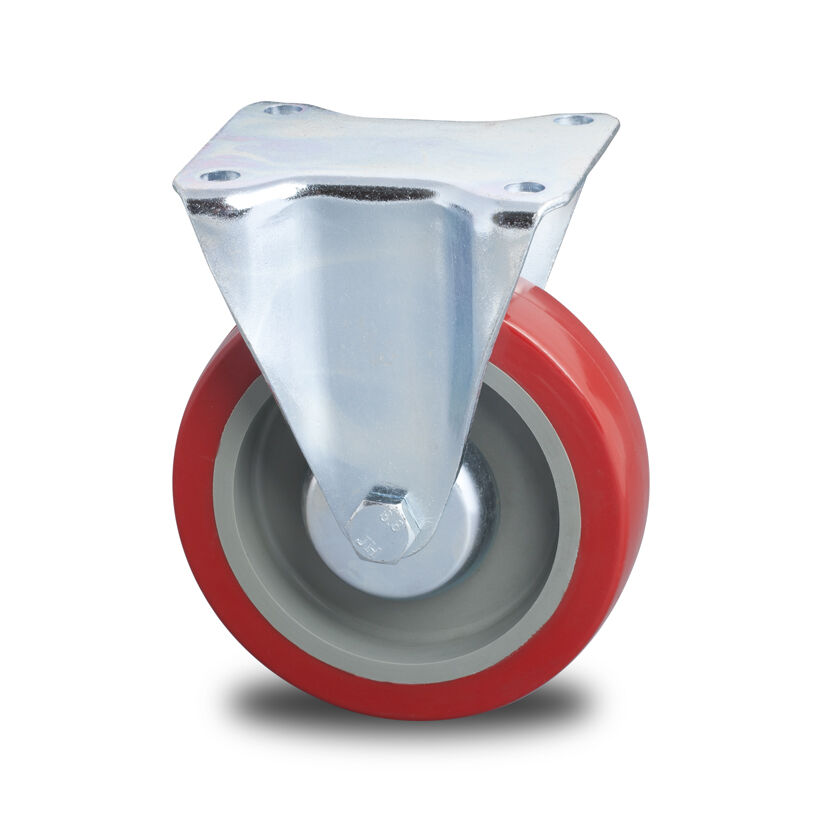 Roulettes fixes roue fixes Ø 125 mm