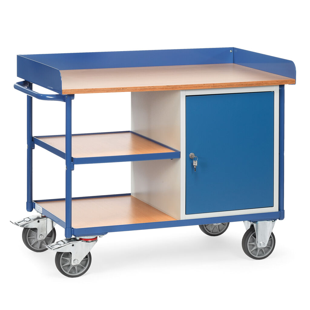 Werkstattwagen Fetra Werkstattwagen Arbeitsfläche / Schrank / 3 Ladeflächen