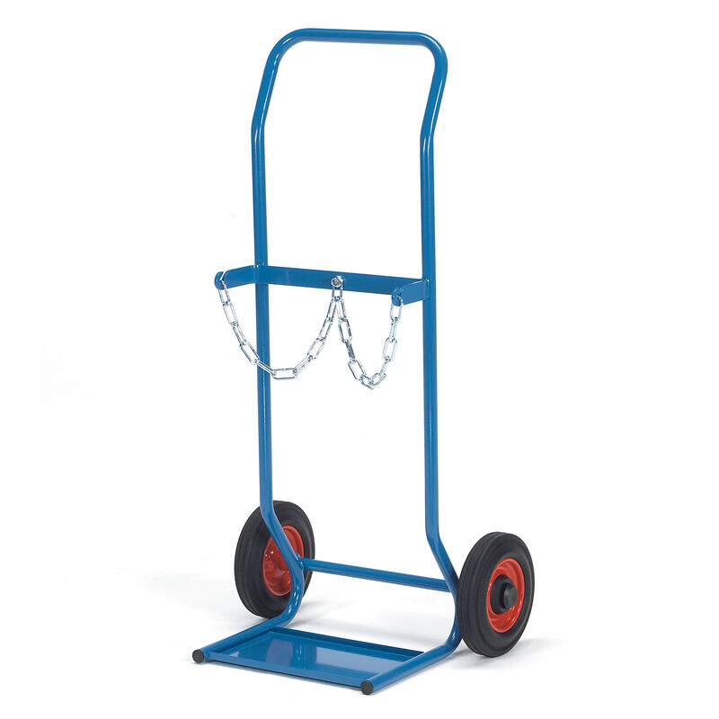 Stockage bouteille de gaz chariot porte bouteilles à gaz fetra pour 2 bouteilles à gaz, 10 Litres, Ø 140 mm