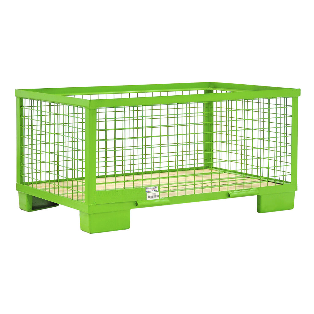 Mesh container fixed construction fixed mesh box structure fixed walls