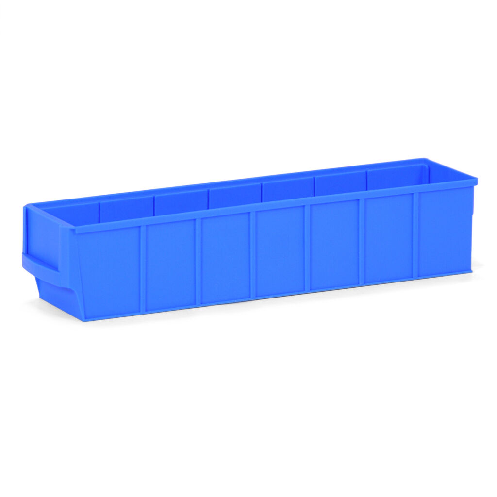 Storage bin plastic all walls closed