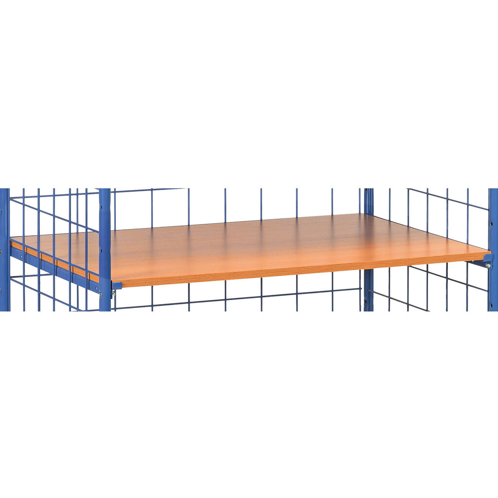 Shelved trolleys Fetra shelved trolley additional shelf board