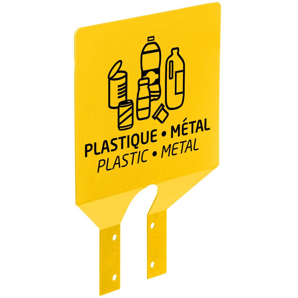 Waste sackholder accessories Plate to identify 