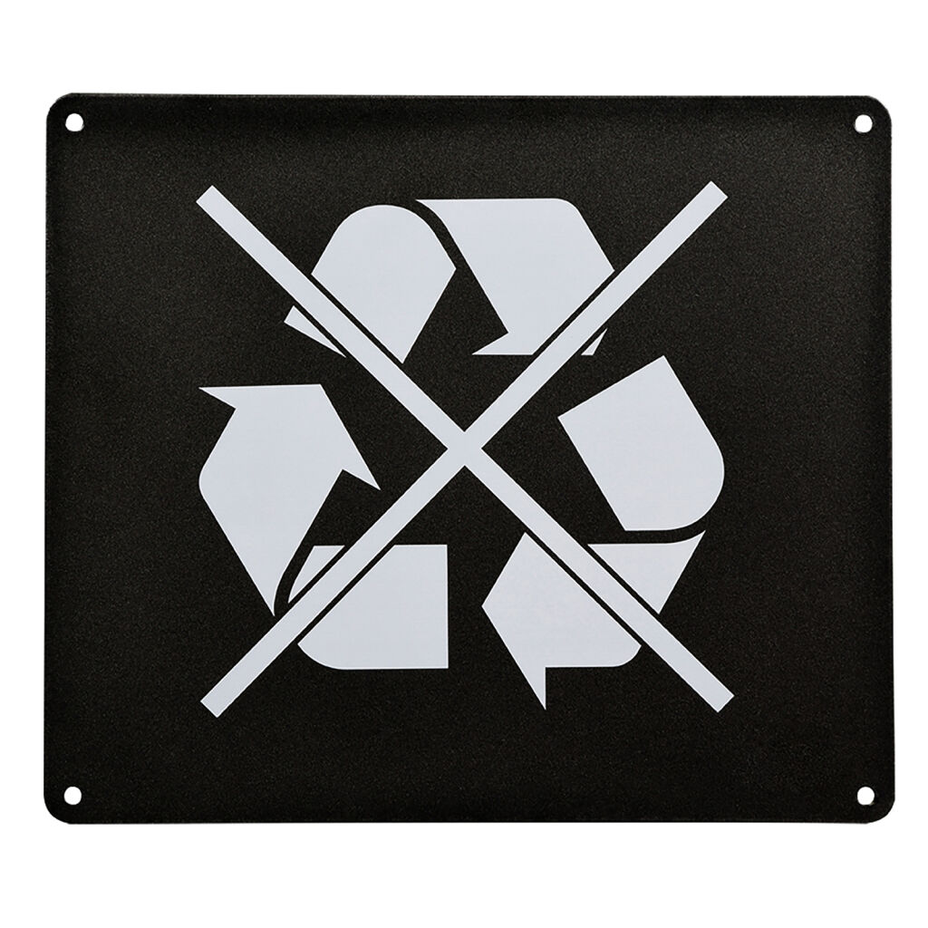 Waste sackholder accessories Plate to identify 