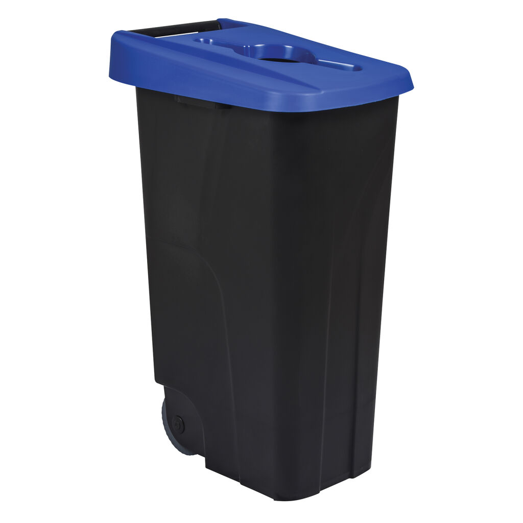 Poubelle de bureau et intérieur poubelle en plastique couvercle à charnière fente d'introduction