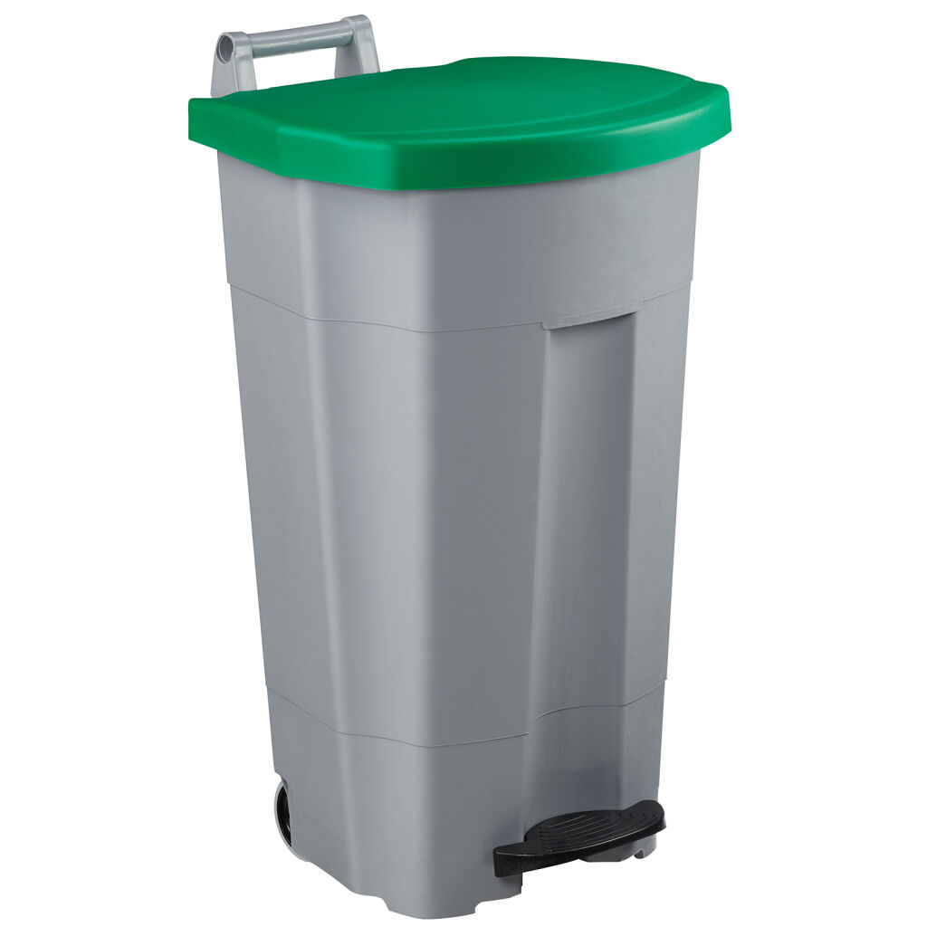 Poubelle de bureau et intérieur poubelle en plastique avec couvercle à pédale châssis