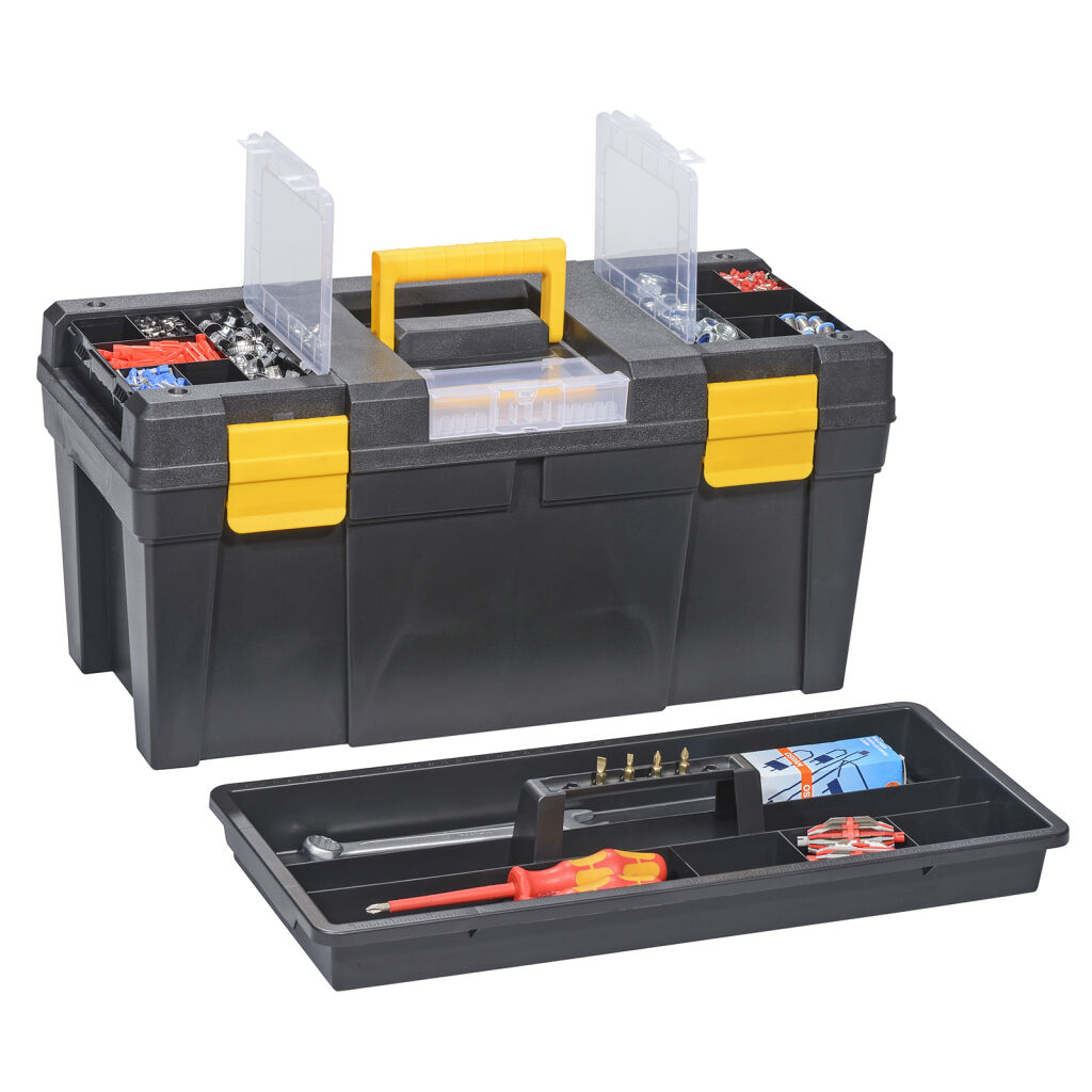 Transport case Toolbox with double quick lock