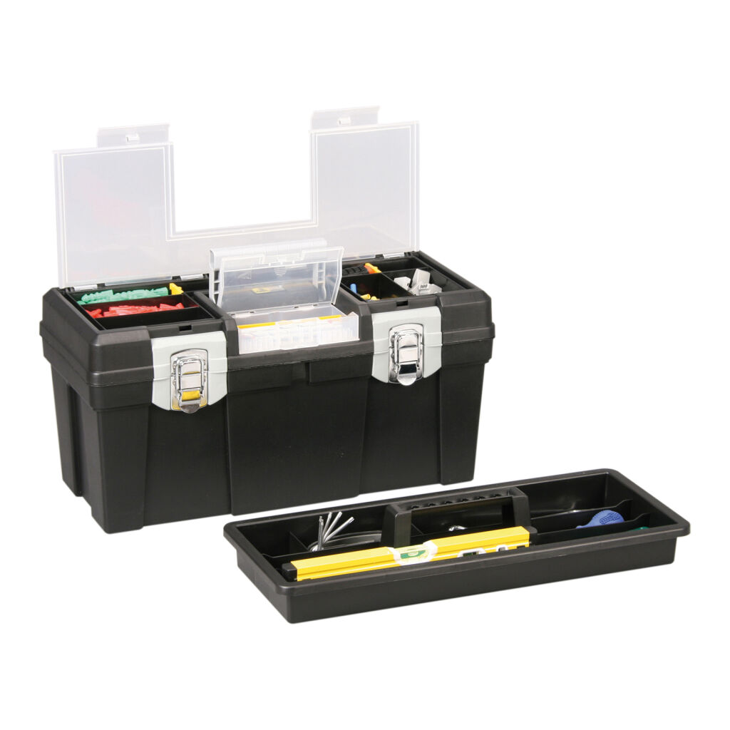 Transport case Toolbox with double quick lock