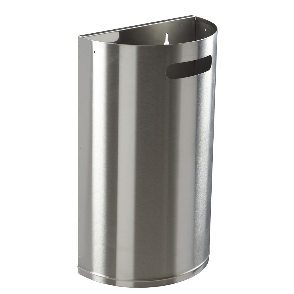 Outdoor waste bin with wall mount steel waste pin with wall fixing