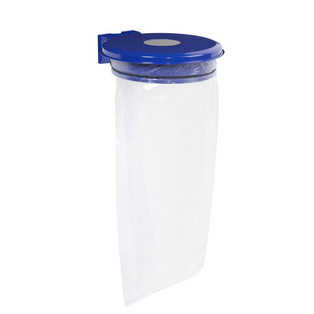 Waste sackholder waste bag holder lid with insertion opening