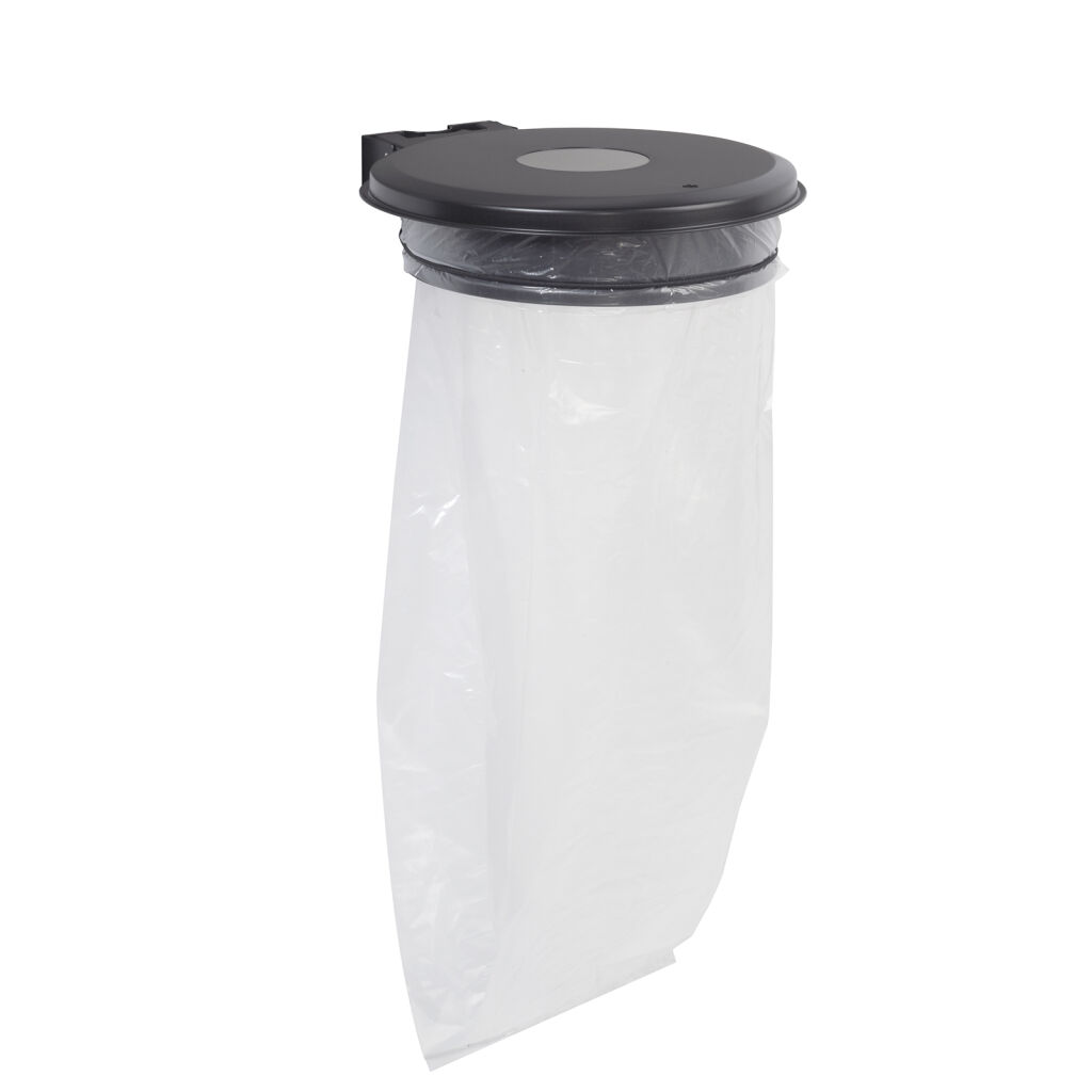 Support sac poubelle collecteur de déchets couvercle avec fente d'introduction