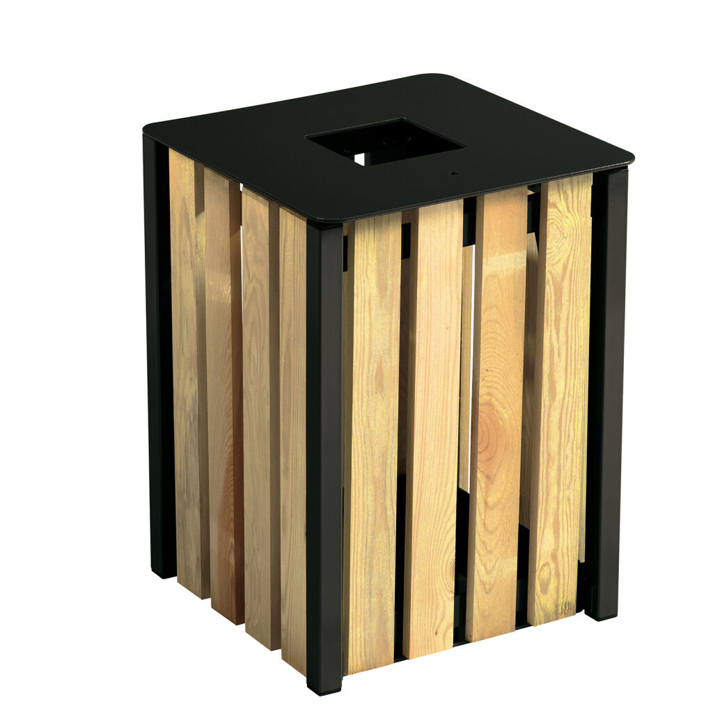 Outdoor Waste Bins Waste And Cleaning Steel Waste Pin With 4