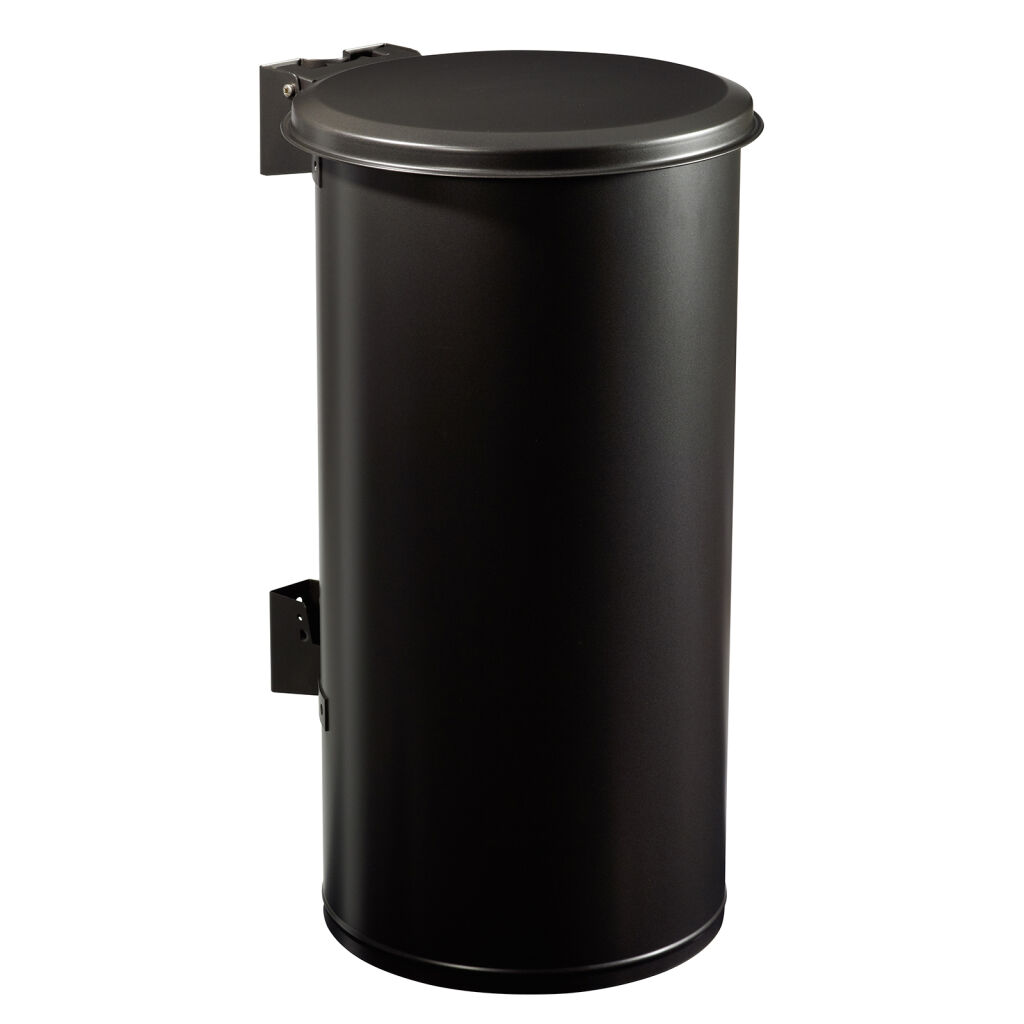 Outdoor waste bin with wall mount steel waste pin with wall fixing