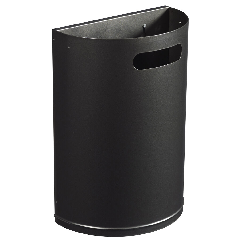 Outdoor waste bin with wall mount steel waste pin with wall fixing