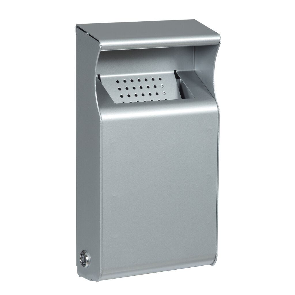 Cendrier et poubelle cendrier le cendrier mural avec grille ecrase-megots
